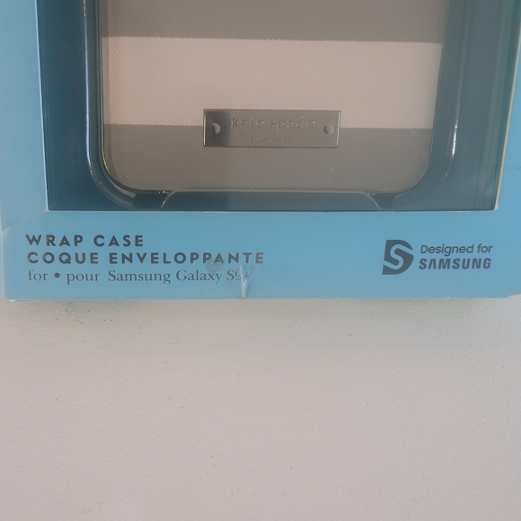 Kate Spade Silver and White Striped Phone Case - Picture 3 of 3